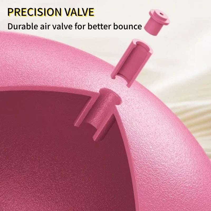 Balance Ball Removable Foam Handles & Non-Slip Platform