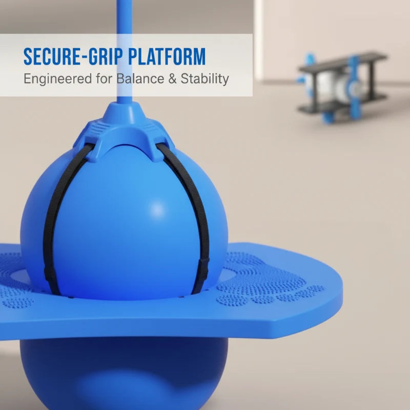 Balance Ball Removable Foam Handles & Non-Slip Platform