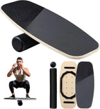 Balance Board 9-Level Adjustable Roller & Ball Bases