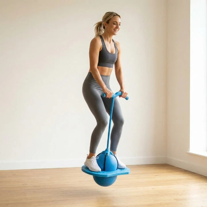 Balance Hopper Ball Removable Foam Handles & Anti-Slip Platform