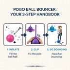 Balance Hopper Ball Removable Foam Handles & Anti-Slip Platform