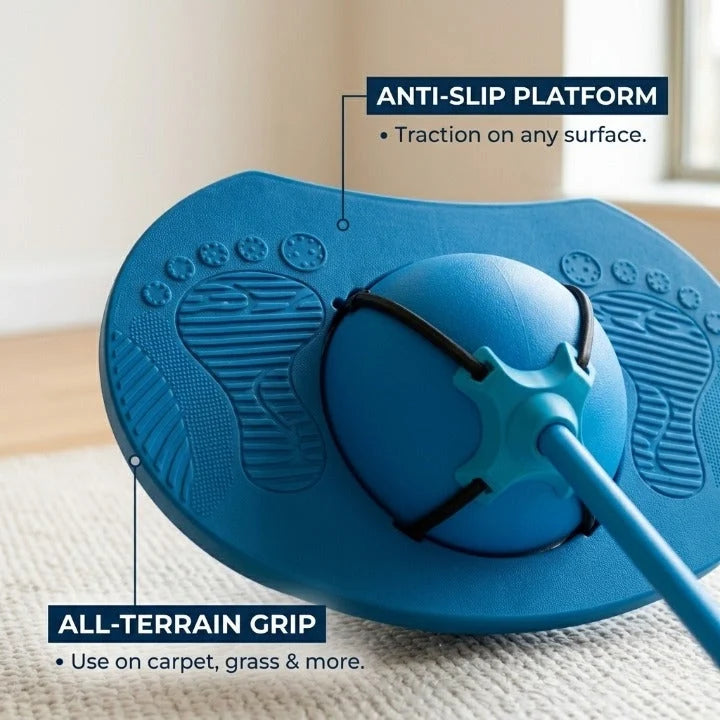 Balance Hopper Ball Removable Foam Handles & Anti-Slip Platform