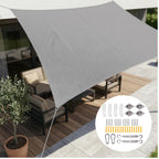 Balcony Shade Sail Waterproof & UV-Resistant Adjustable Fit
