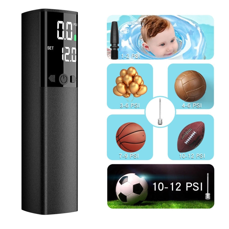 Ball Pump Electric Wireless Digital Gauge Auto Shut-Off