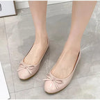 Ballet Flats Arch Support Cushioned Insole Non-Slip Sole