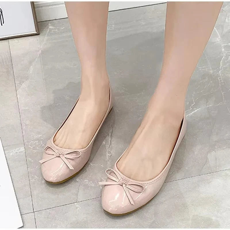 Ballet Flats Arch Support Cushioned Insole Non-Slip Sole