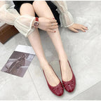 Ballet Flats Arch Support Cushioned Insole Non-Slip Sole