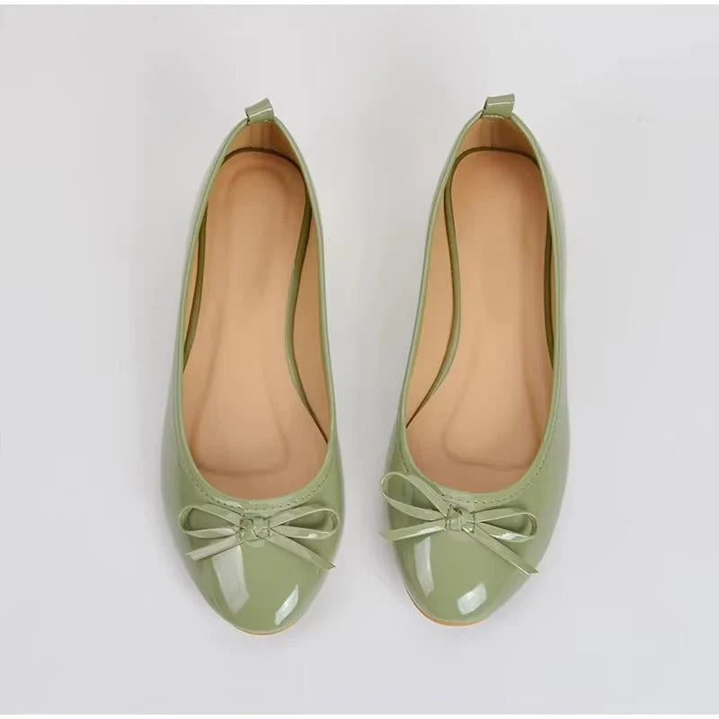 Ballet Flats Arch Support Cushioned Insole Non-Slip Sole