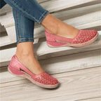 Ballet Flats Widened Toe Box Soft PU Leather