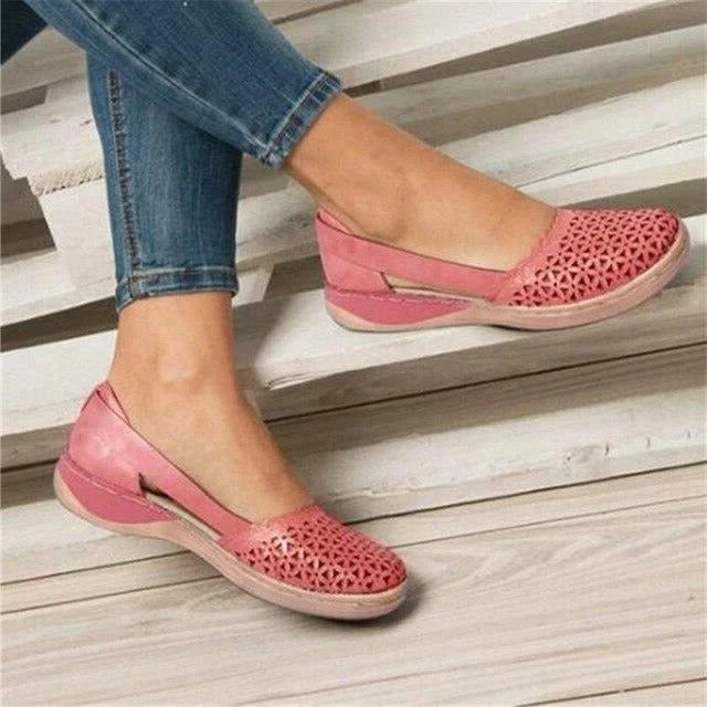 Ballet Flats Widened Toe Box Soft PU Leather