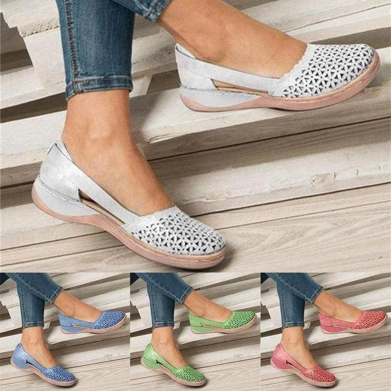 Ballet Flats Widened Toe Box Soft PU Leather