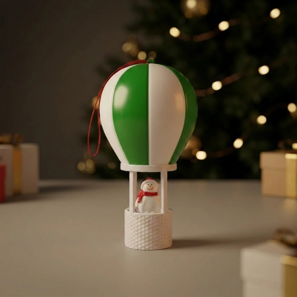 Balloon Decoration Snowman Basket Indoor & Outdoor