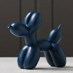 Balloon Dog Sculpture Glossy Resin & Protective Feet