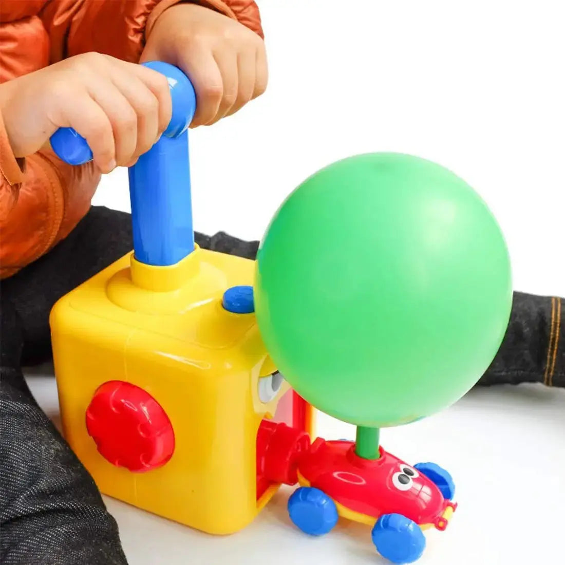 Balloon Racing Car Kit STEM BPA-Free Pump & Balloons