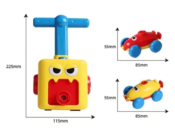 Balloon Racing Car Kit STEM BPA-Free Pump & Balloons