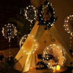 Balloon Set Durable Stretch Built-In LED 45 Cm