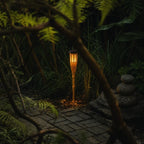 Bamboo Torch Solar Flickering Flame Up To 12 Hours