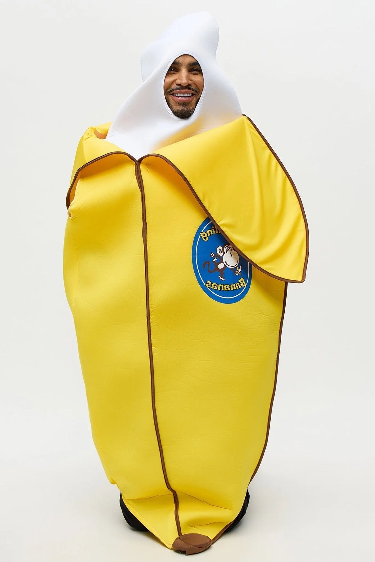 Banana Costume Tunic Foam-Structured Open Face & Arm Cutouts
