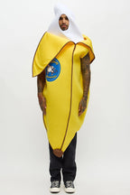 Banana Costume Tunic Foam-Structured Open Face & Arm Cutouts