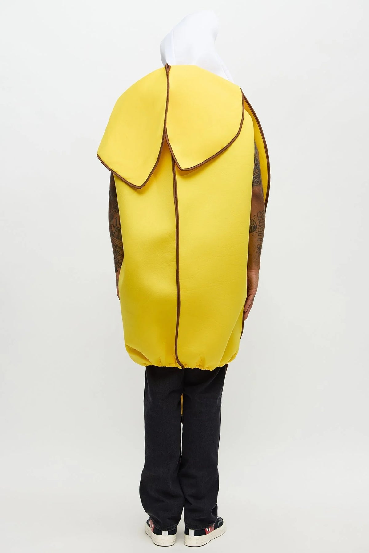 Banana Costume Tunic Foam-Structured Open Face & Arm Cutouts