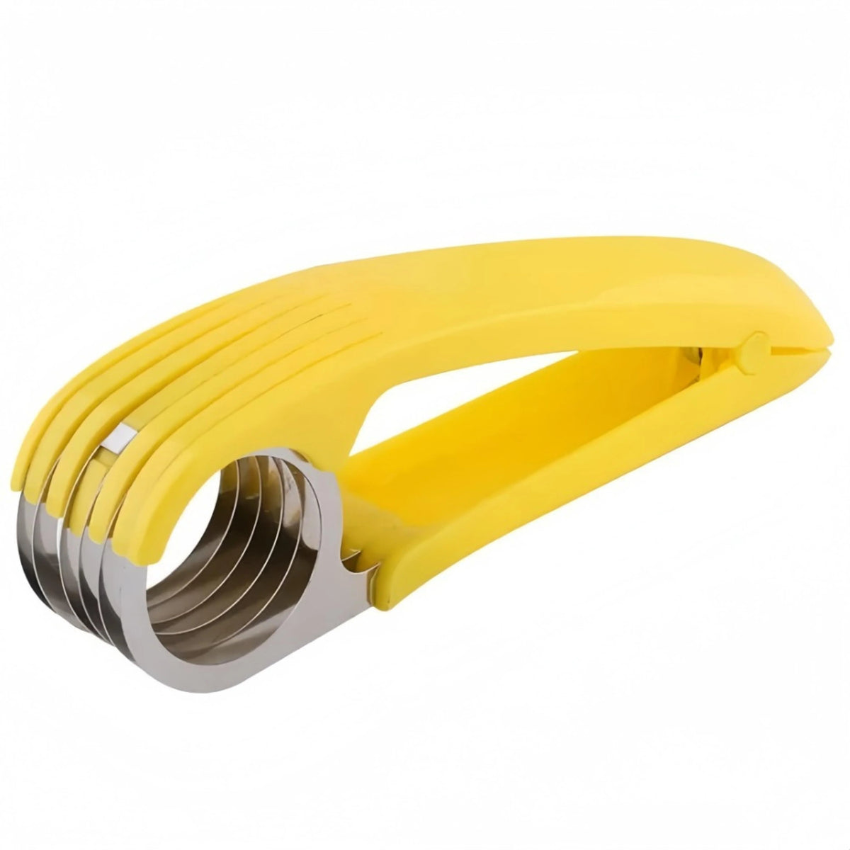 Banana Slicer Curved Blade Stainless Steel Ergonomic Handle