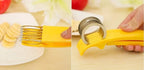Banana Slicer Multi-Slice Ergonomic Stainless Steel Blade