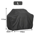 Barbecue Grill Cover Waterproof & UV-Resistant Adjustable Drawstring
