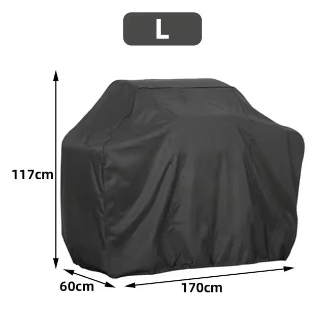 Barbecue Grill Cover Waterproof & UV-Resistant Adjustable Drawstring