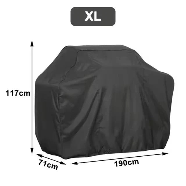 Barbecue Grill Cover Waterproof & UV-Resistant Adjustable Drawstring