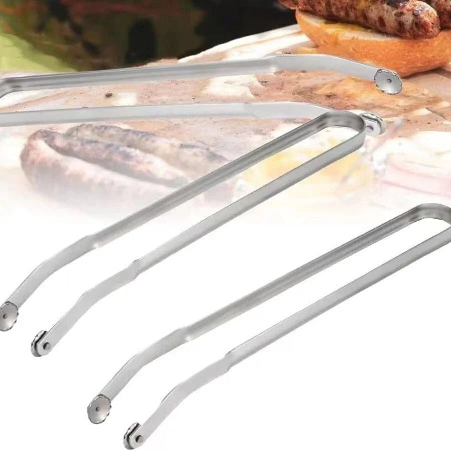 Barbecue Tongs 16 Inch 304 Stainless Steel Non-Slip Grip