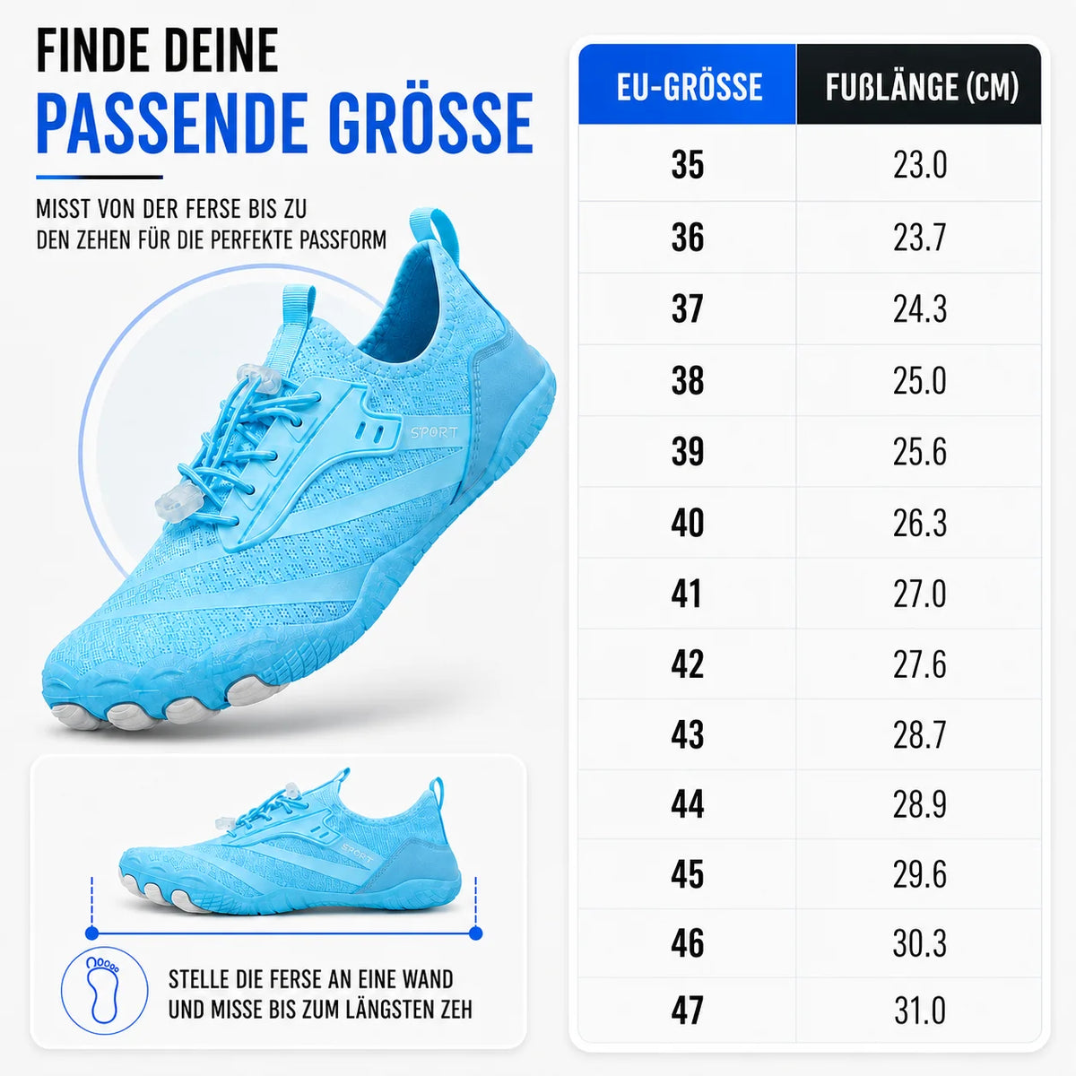 Barefoot Sports Shoes Flexible Sole Non-Slip Breathable Mesh