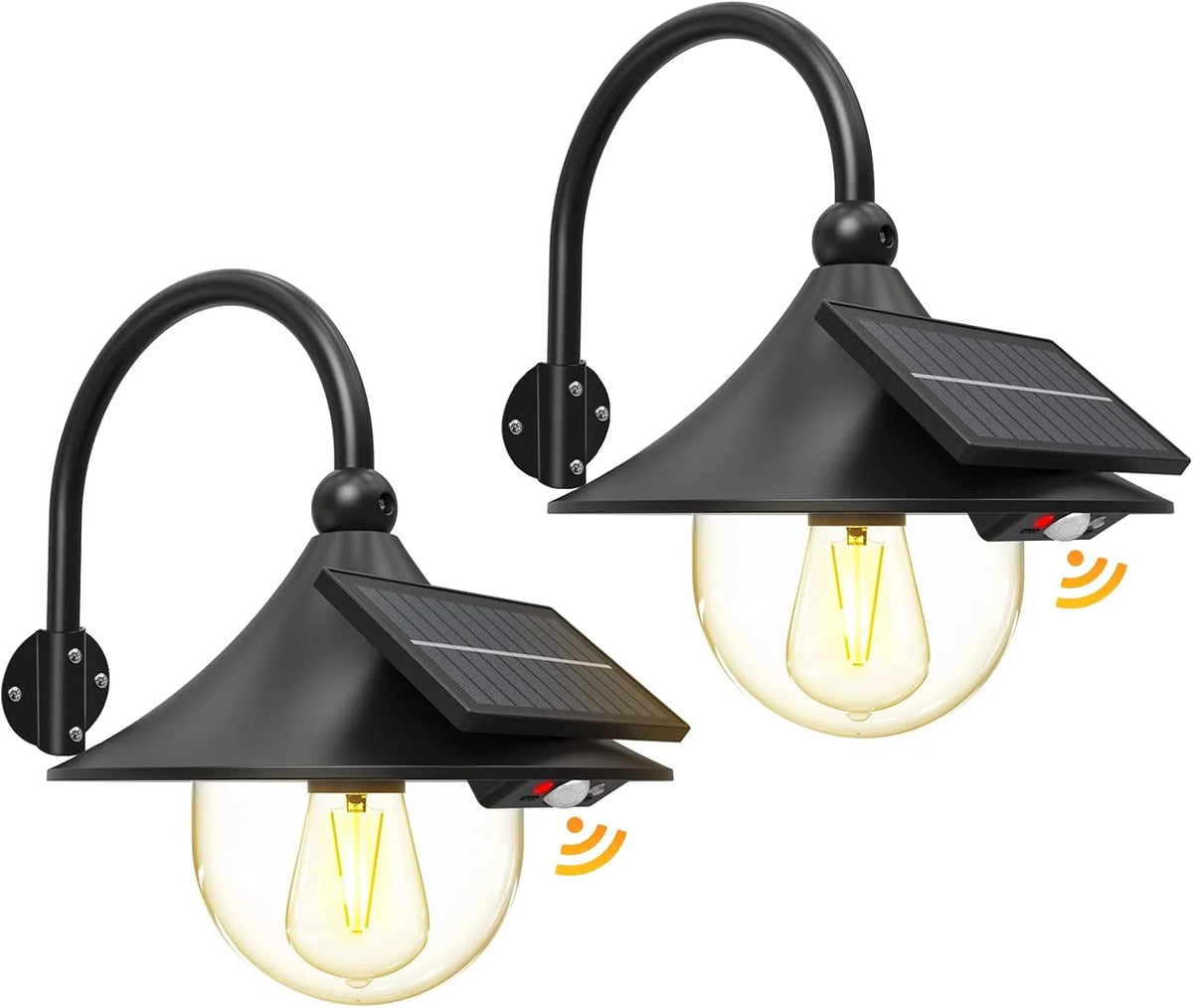 Barn Wall Light Solar-Powered Motion Sensor Three Modes