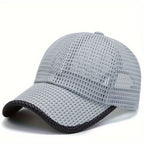 Baseball Cap Breathable Mesh Adjustable Fit Curved Brim