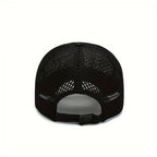 Baseball Cap Breathable Mesh Adjustable Fit Curved Brim