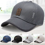 Baseball Cap Breathable Mesh UV Protection Adjustable Quick-Dry Strap