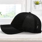 Baseball Cap Breathable Mesh UV Protection Adjustable Quick-Dry Strap