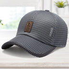Baseball Cap Breathable Mesh UV Protection Adjustable Quick-Dry Strap