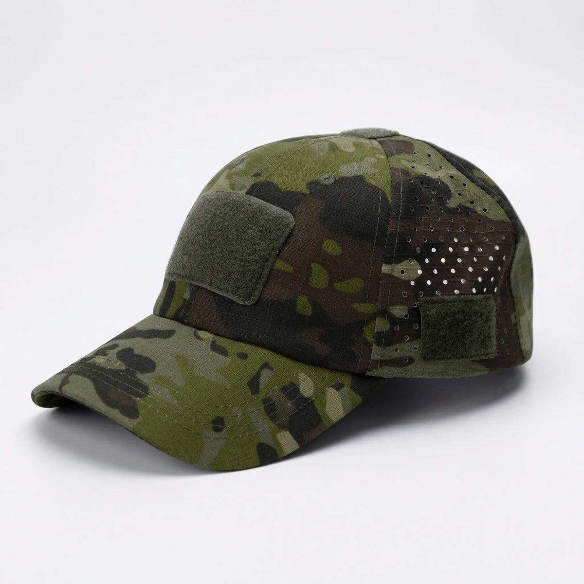 Baseball Cap Camouflage Breathable Polyester & Adjustable Strap