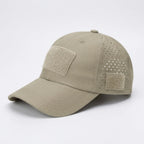 Baseball Cap Camouflage Breathable Polyester & Adjustable Strap