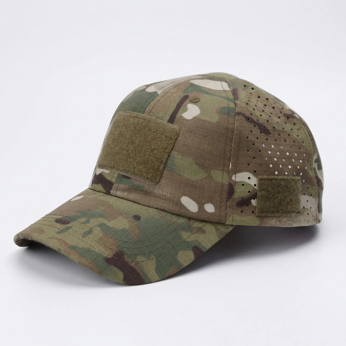 Baseball Cap Camouflage Breathable Polyester & Adjustable Strap