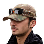Baseball Cap Camouflage Breathable Polyester & Adjustable Strap
