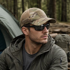 Baseball Cap Camouflage Breathable Polyester & Adjustable Strap