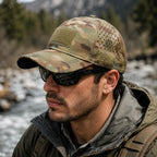 Baseball Cap Camouflage Breathable Polyester & Adjustable Strap