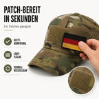 Baseball Cap Camouflage Breathable Polyester & Adjustable Strap