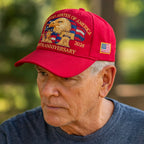 Baseball Cap Embroidered Eagle Adjustable Back Strap