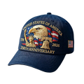 Baseball Cap Embroidered Eagle & Flag Six-Panel