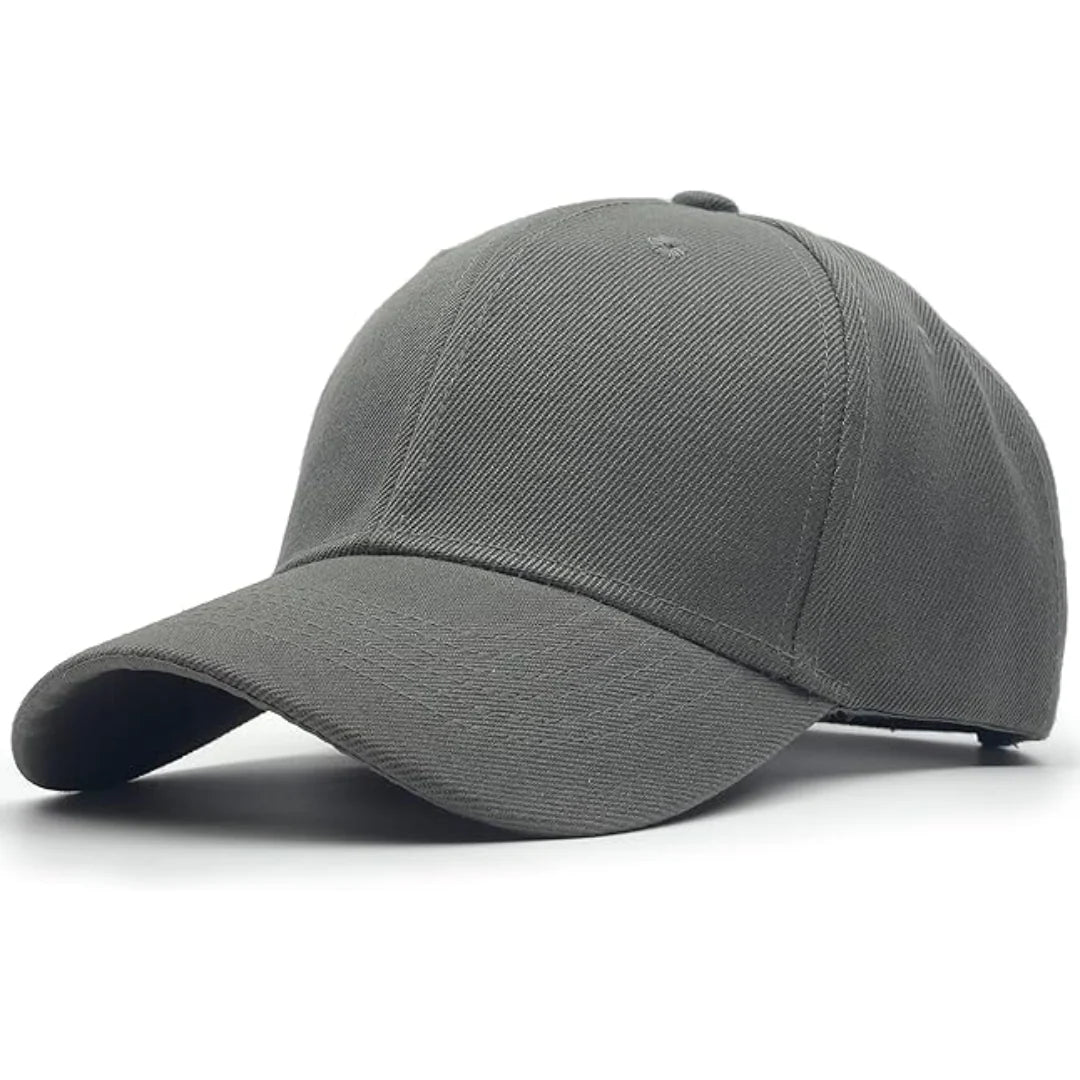 Baseball Cap Structured Crown Adjustable Closure & Durable Fabric