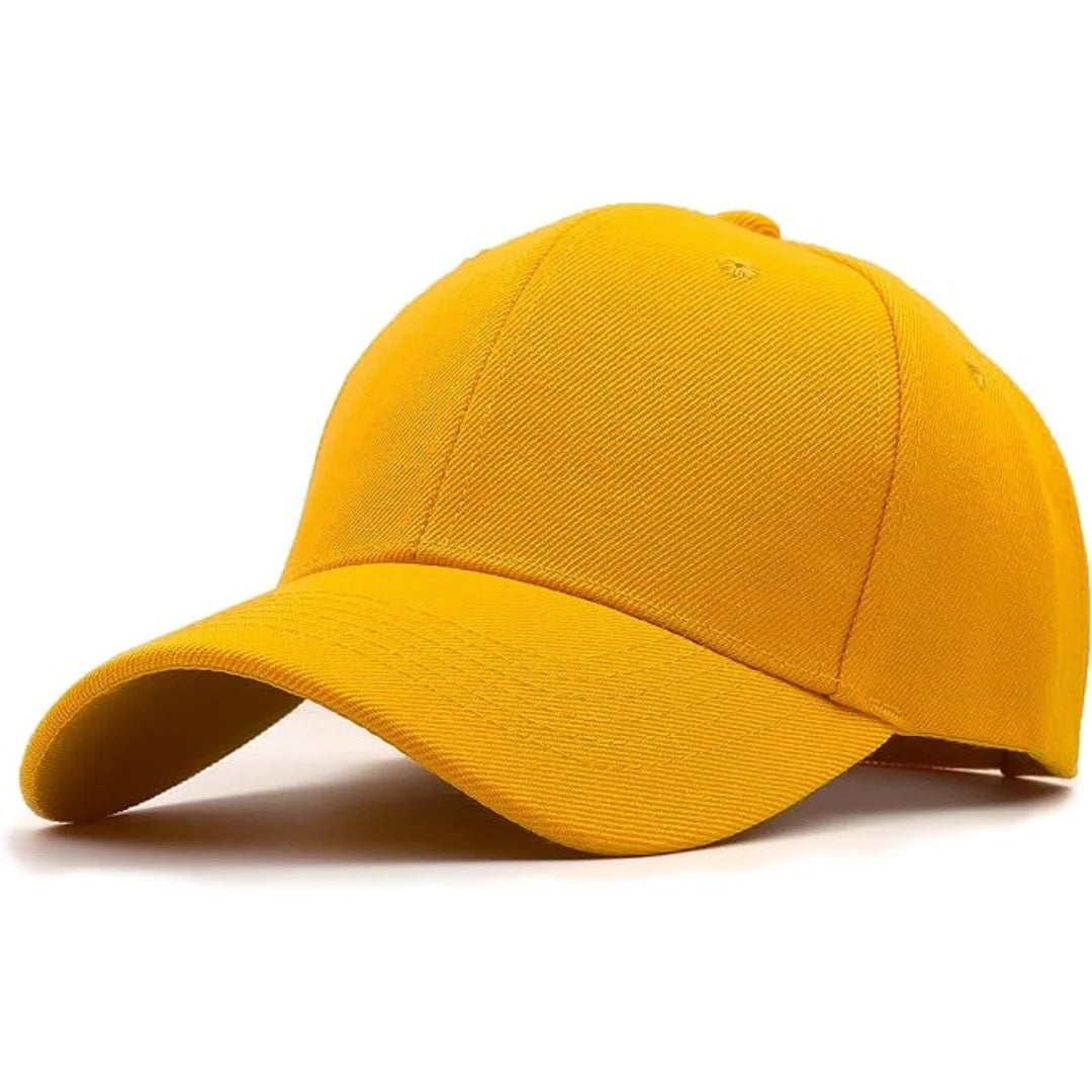 Baseball Cap Structured Crown Adjustable Closure & Durable Fabric