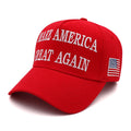 Baseball Cap USA Flag Embroidery Adjustable Cotton Blend