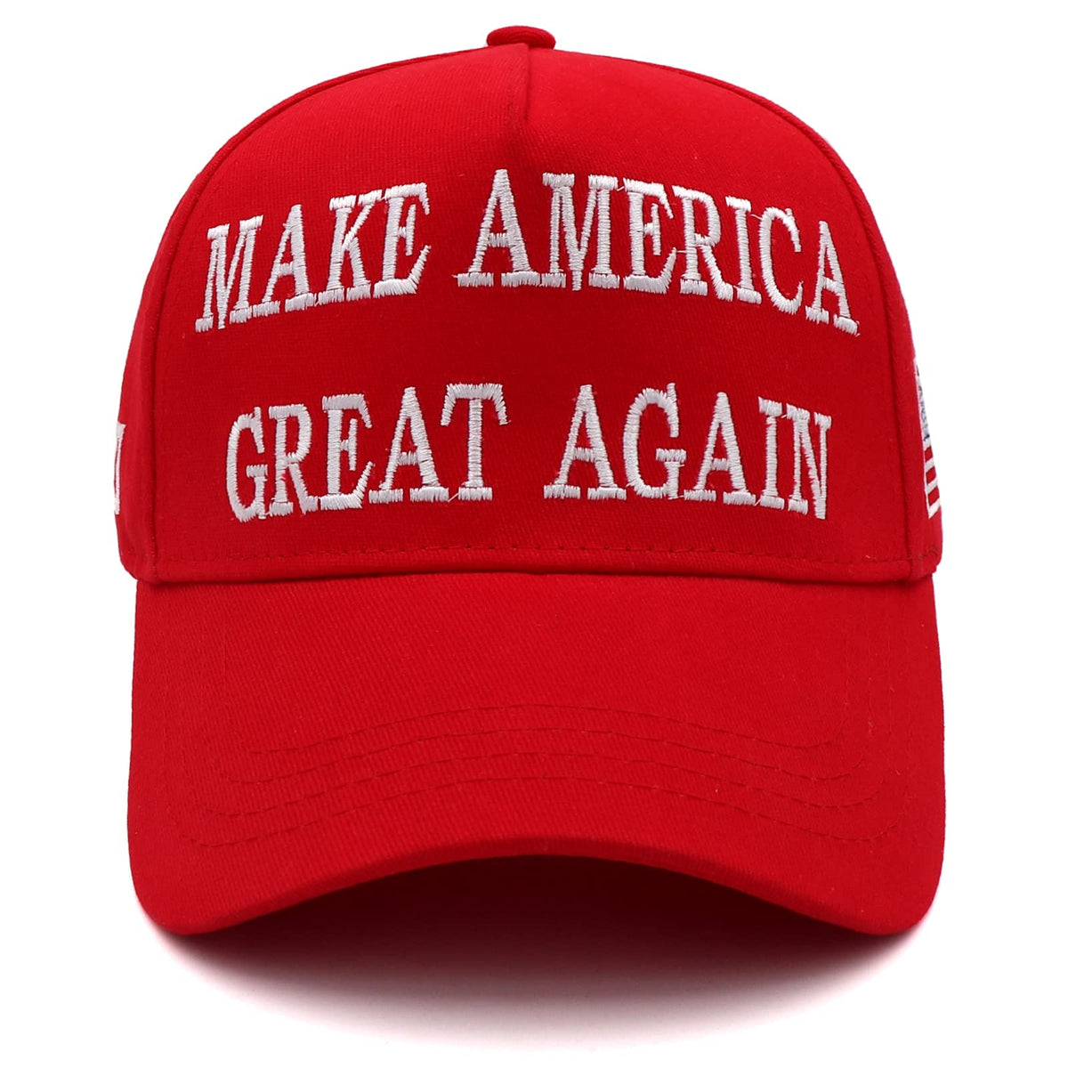 Baseball Cap USA Flag Embroidery Adjustable Cotton Blend